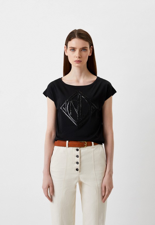 

Футболка Lauren Ralph Lauren, Черный, Lauren Ralph Lauren RTLABB464601