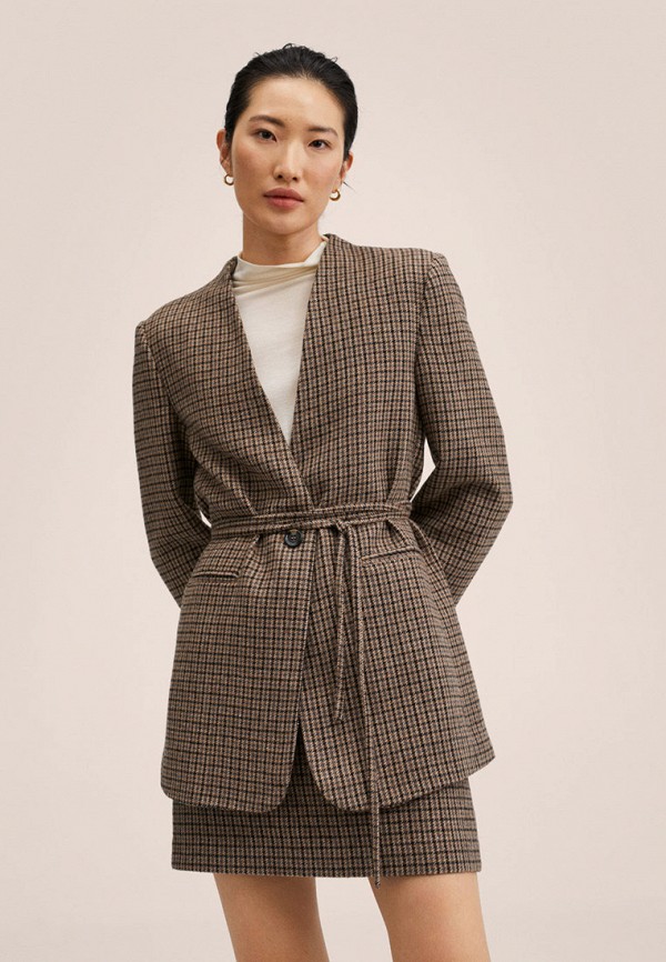 

Жакет Mango, Коричневый, Mango RTLABB496201