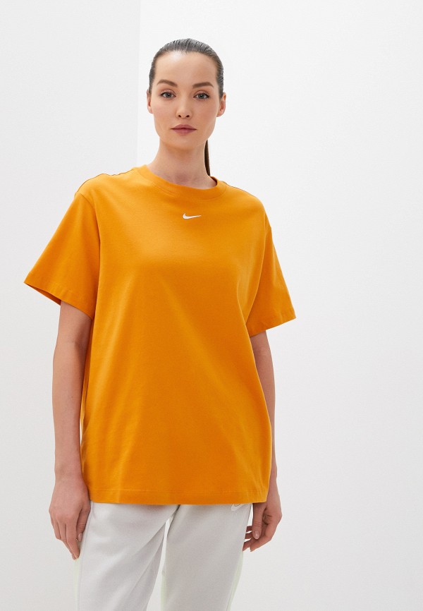 

Футболка Nike, Оранжевый, W NSW ESSNTL TEE BF LBR