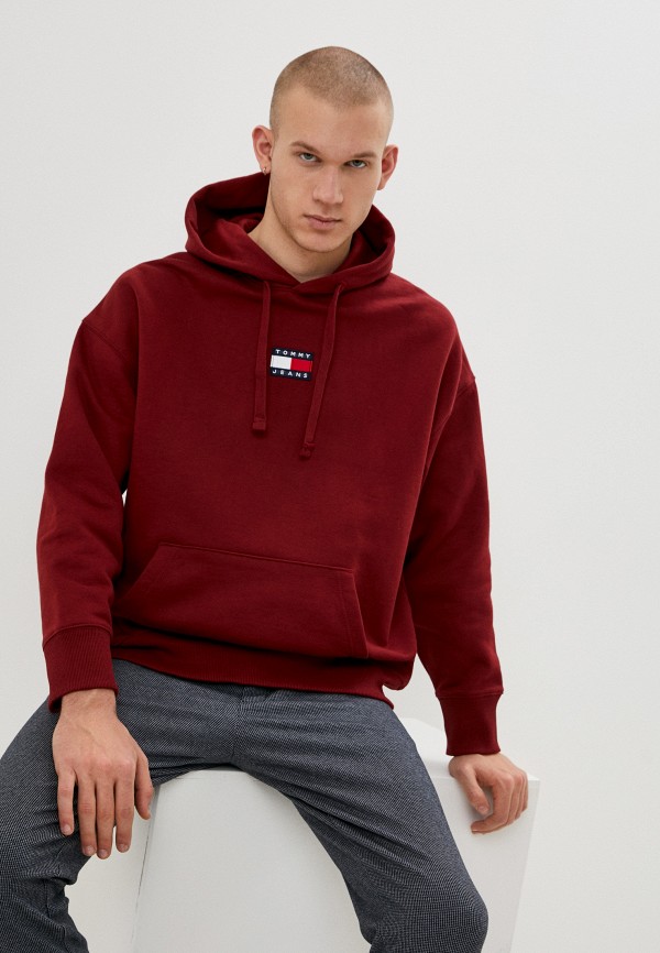 

Худи Tommy Jeans, Бордовый