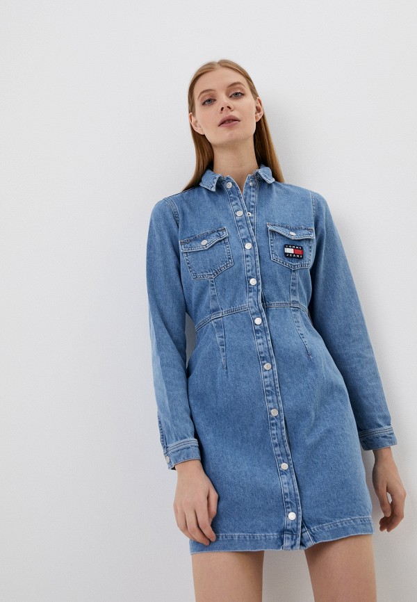 

Платье джинсовое Tommy Jeans, Голубой