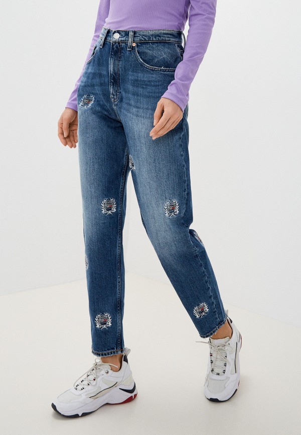 

Джинсы Tommy Jeans, Синий, MOM JEAN UHR