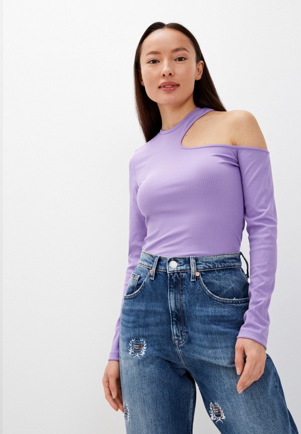 

Лонгслив Tommy Jeans, Фиолетовый