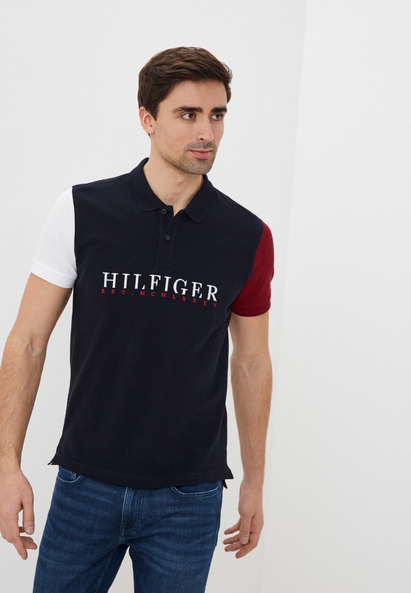 Поло Tommy Hilfiger синий MW0MW22090 RTLABB581401