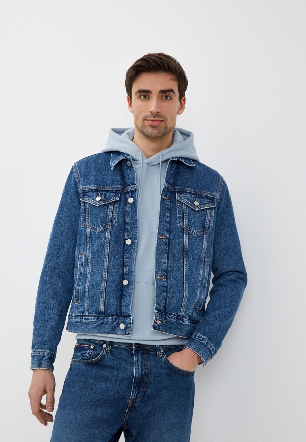 Куртка джинсовая Tommy Hilfiger синего цвета