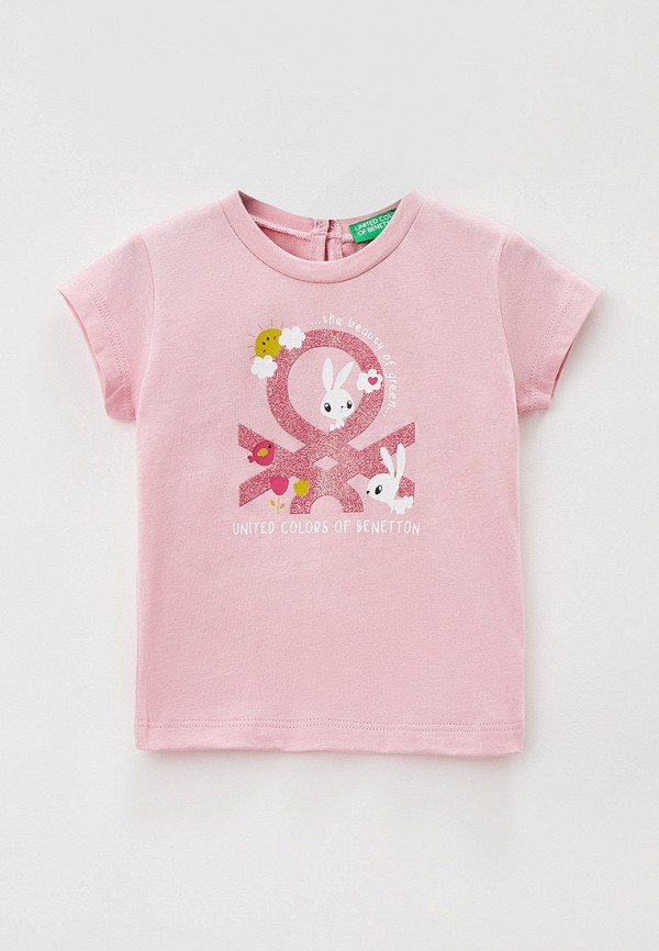 

Футболка United Colors of Benetton, Розовый, United Colors of Benetton RTLABB605201
