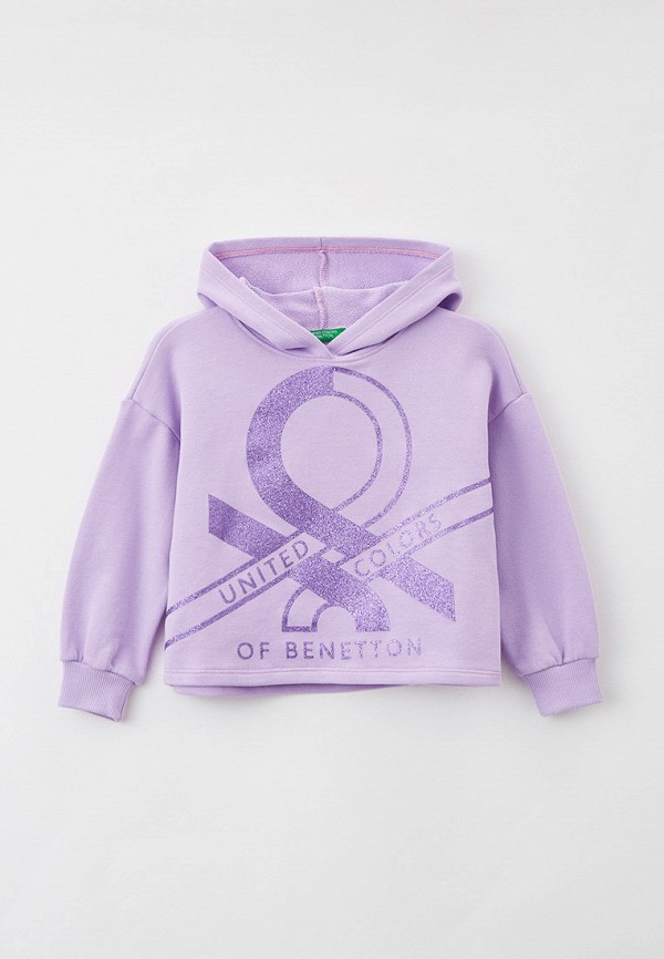 

Худи United Colors of Benetton, Фиолетовый, United Colors of Benetton RTLABB606201