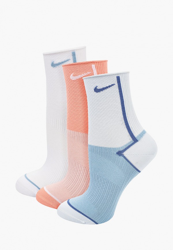 

Носки 3 пары Nike, Разноцветный, W NK EVERYDAY PLUS LTWT ANKLE