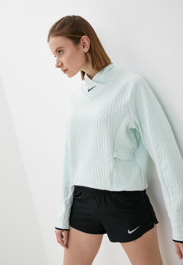 

Свитшот Nike, Бирюзовый, W NK TF RUN DVN MIDLAYER
