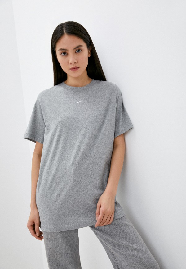 

Футболка Nike, Серый, W NSW ESSNTL TEE BF LBR