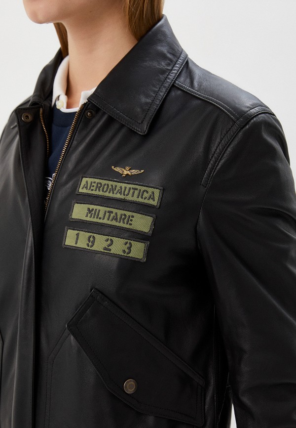 фото Куртка кожаная aeronautica militare