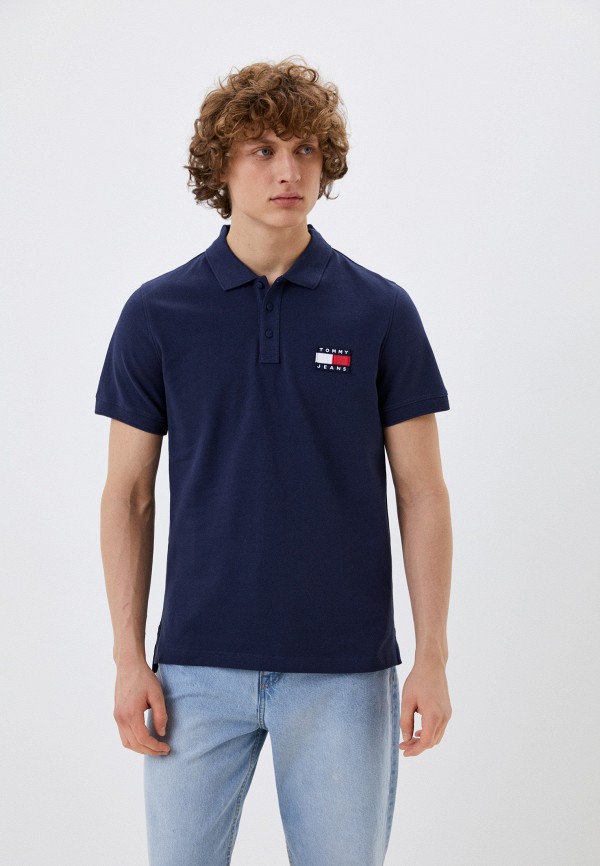 

Поло Tommy Jeans, Синий