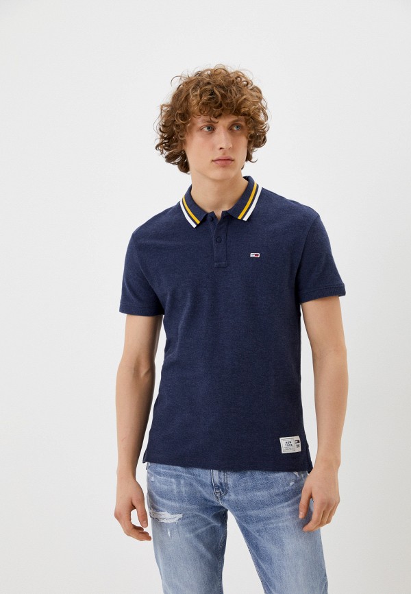 

Поло Tommy Jeans, Синий