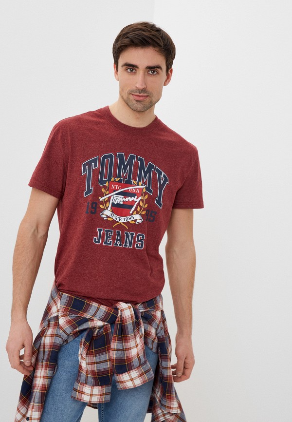 

Футболка Tommy Jeans, Бордовый
