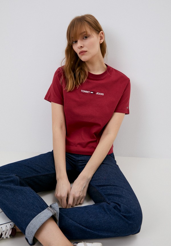 

Футболка Tommy Jeans, Бордовый