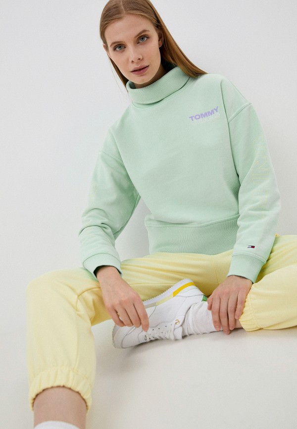 

Свитшот Tommy Jeans, Бирюзовый