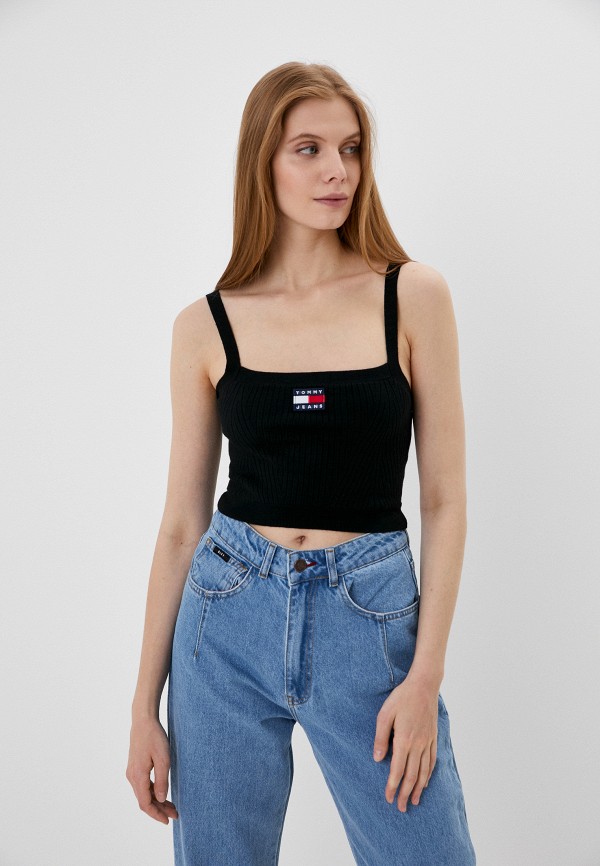 

Топ Tommy Jeans, Черный