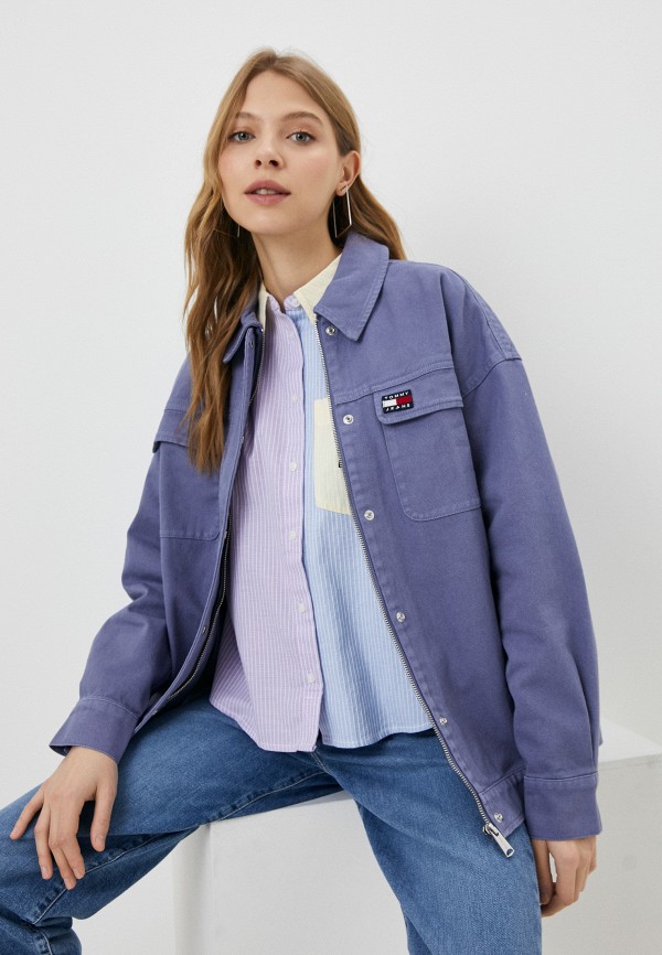 

Куртка джинсовая Tommy Jeans, Фиолетовый