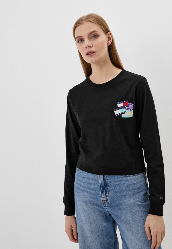 

Лонгслив Tommy Jeans, Черный