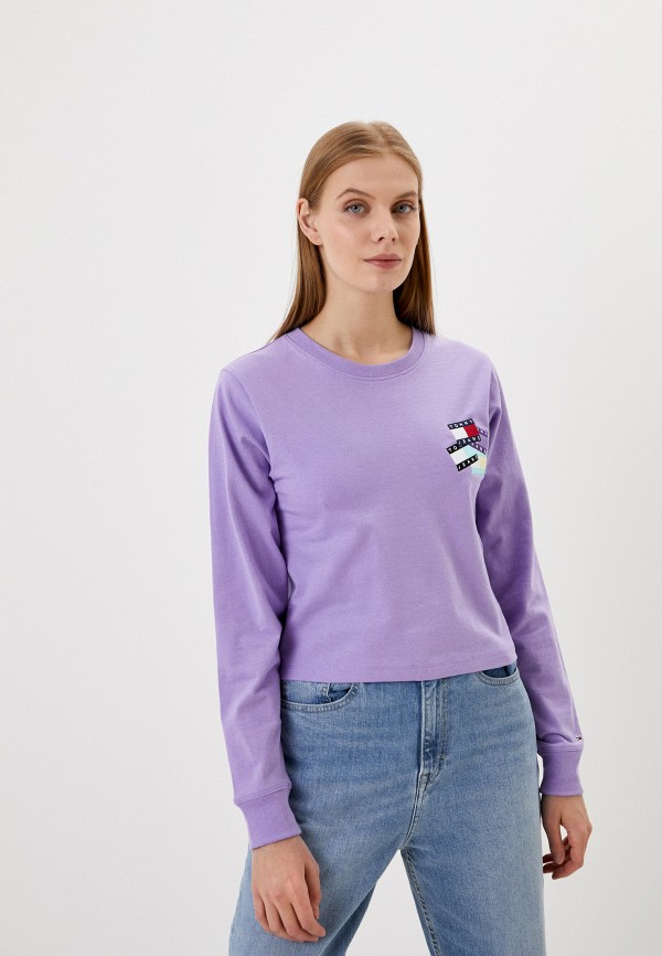 

Лонгслив Tommy Jeans, Фиолетовый