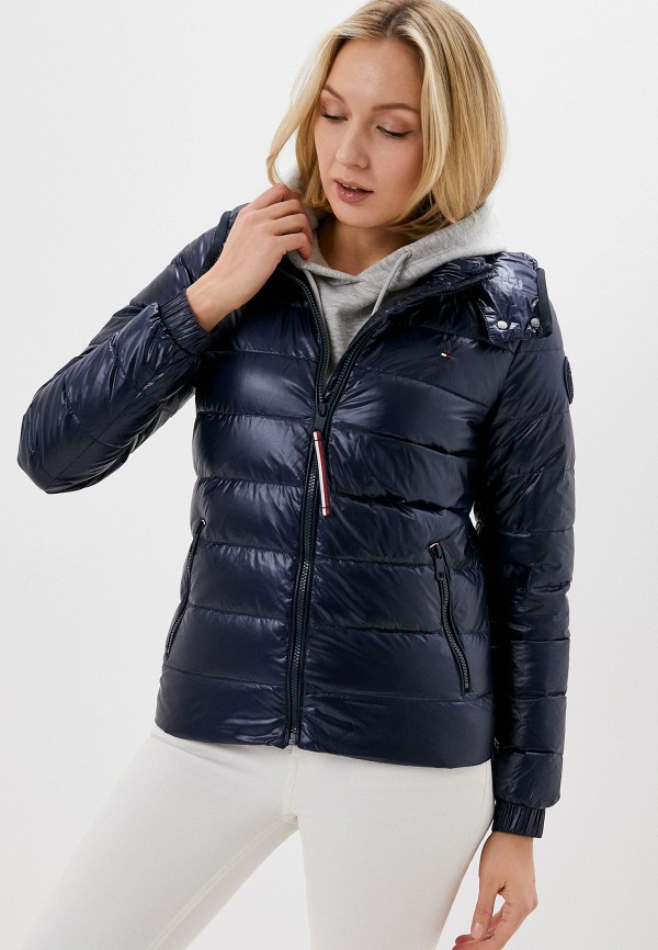 Пуховик Tommy Hilfiger синий WW0WW32679 RTLABB702902