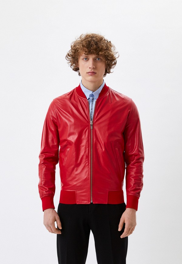 

Куртка кожаная Dirk Bikkembergs, Красный