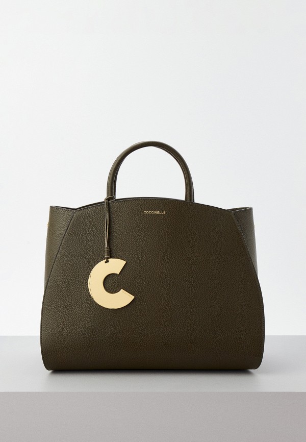 

Сумка и брелок Coccinelle, Хаки