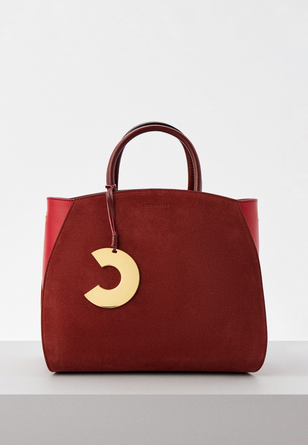 

Сумка и брелок Coccinelle, Бордовый, Coccinelle RTLABB757301
