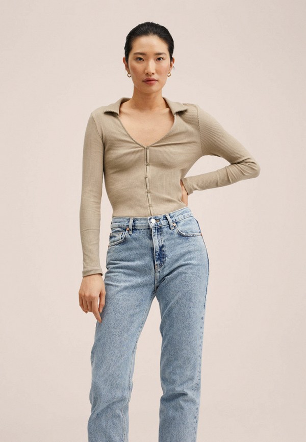 

Блуза Mango, Бежевый, Mango RTLABB833501