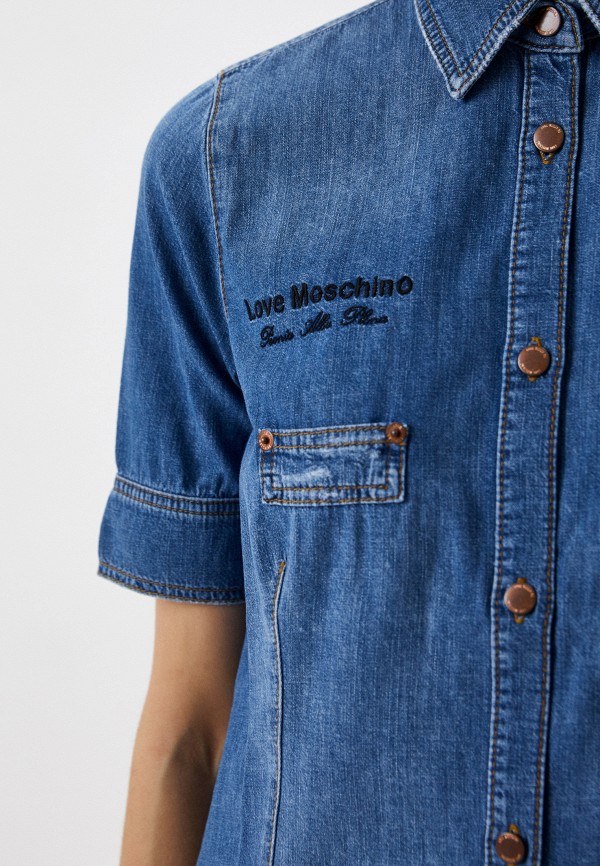 фото Рубашка джинсовая love moschino