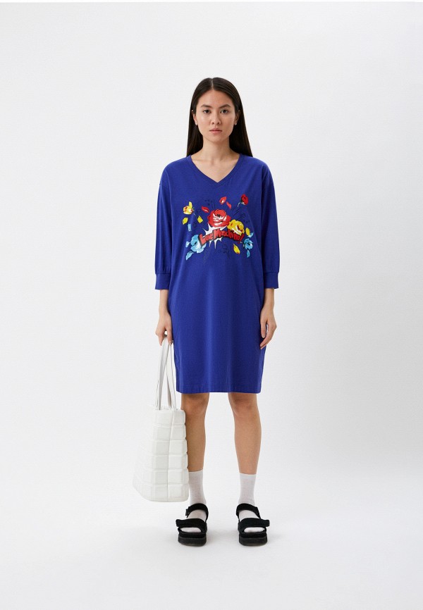 

Платье Love Moschino, Синий, Love Moschino RTLABB854001