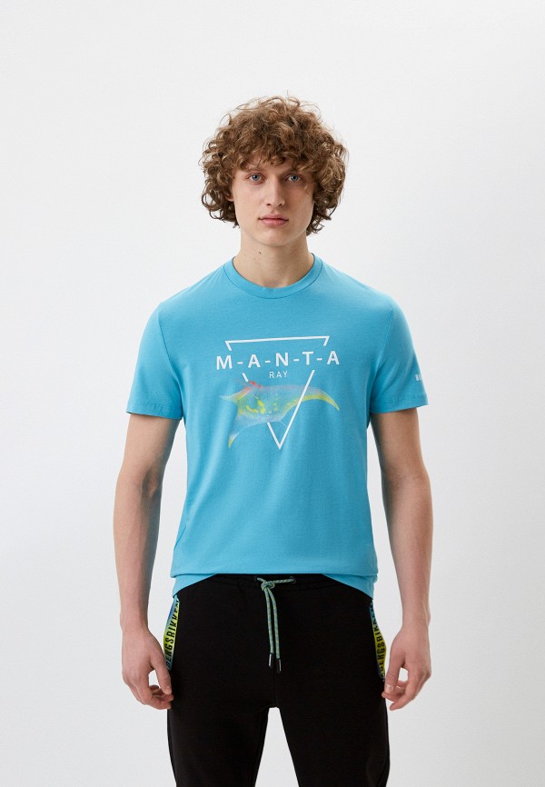 

Футболка Bikkembergs, Голубой