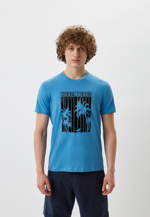 

Футболка Bikkembergs, Голубой, Bikkembergs RTLABB863601