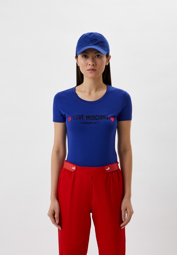 

Футболка Love Moschino, Синий