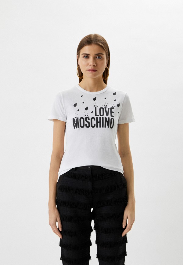 

Футболка Love Moschino, Белый, Love Moschino RTLABB878501
