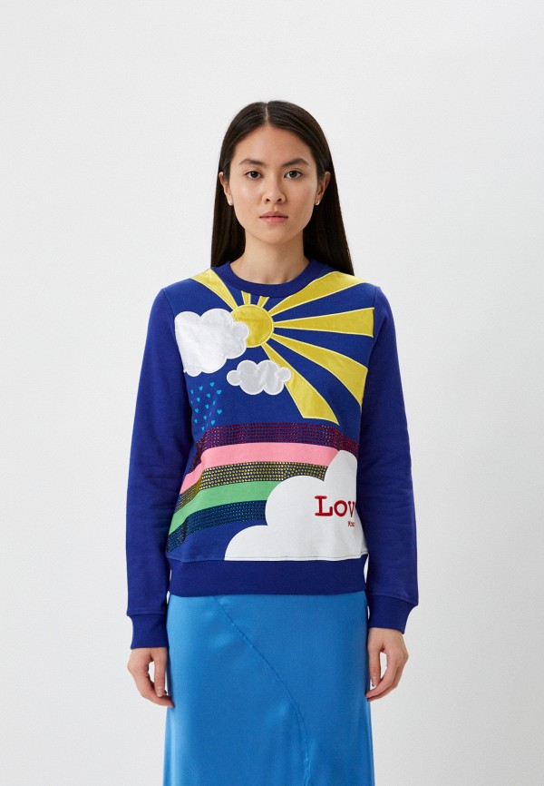 

Свитшот Love Moschino, Синий, Love Moschino RTLABB882701