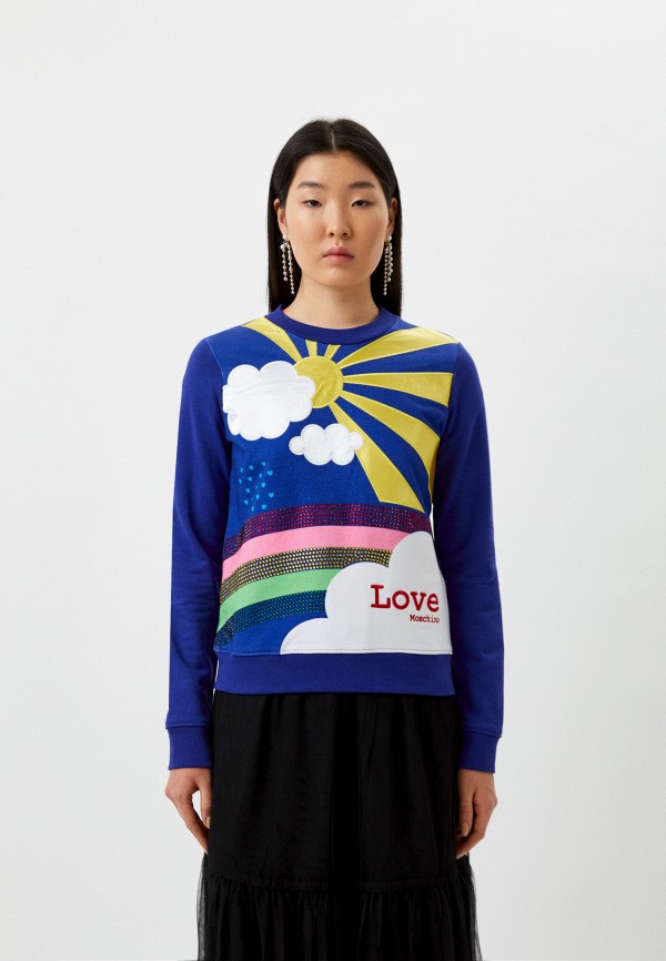 

Свитшот Love Moschino, Синий