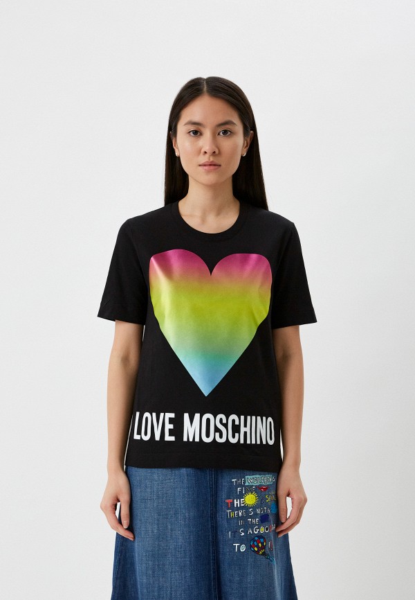 

Футболка Love Moschino, Черный