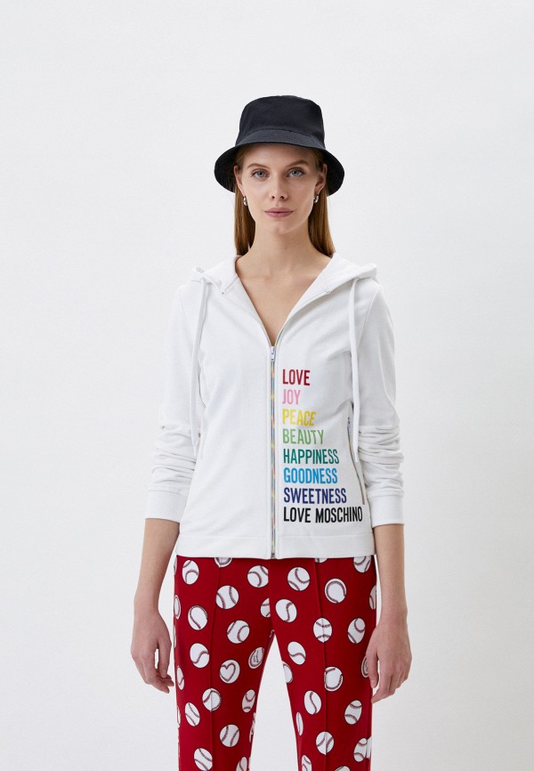 

Толстовка Love Moschino, Белый, Love Moschino RTLABB889201