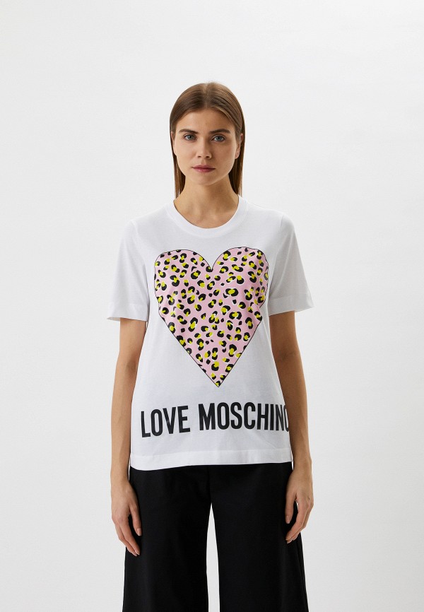 

Футболка Love Moschino, Белый, Love Moschino RTLABB889701