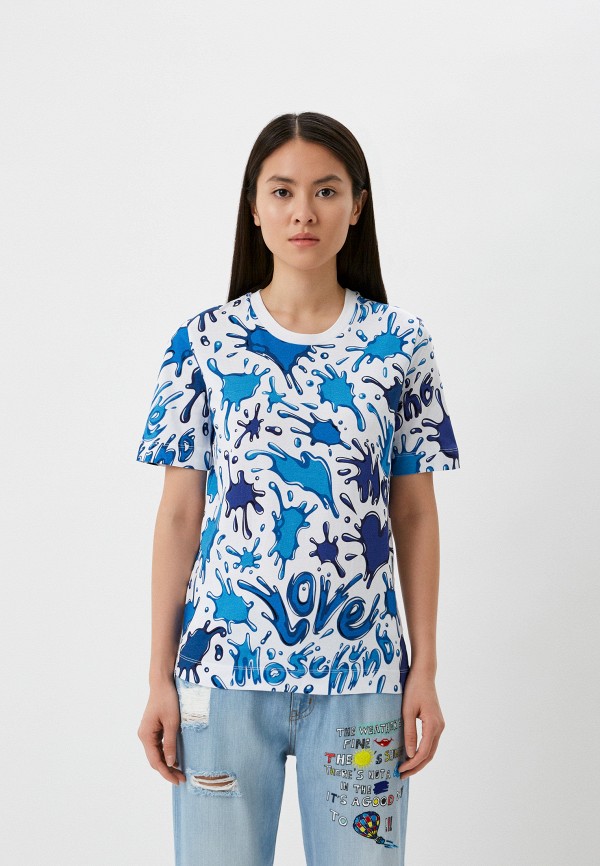 

Футболка Love Moschino, Белый, Love Moschino RTLABB889801