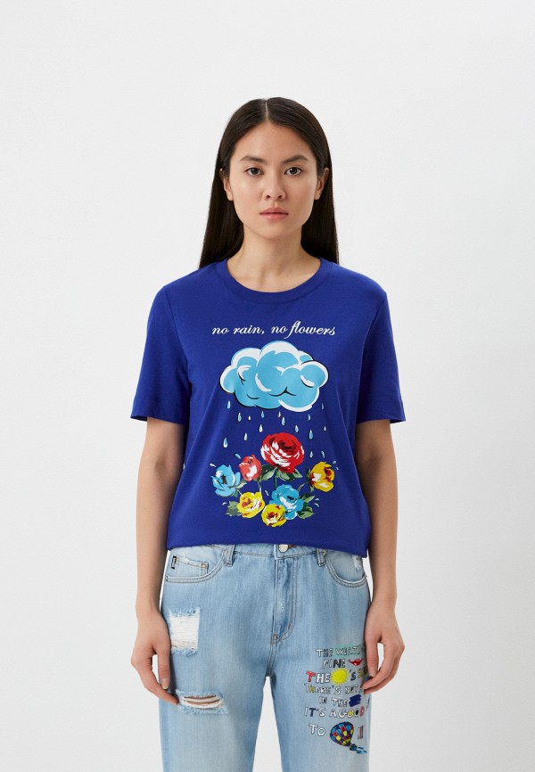 

Футболка Love Moschino, Синий, Love Moschino RTLABB890301
