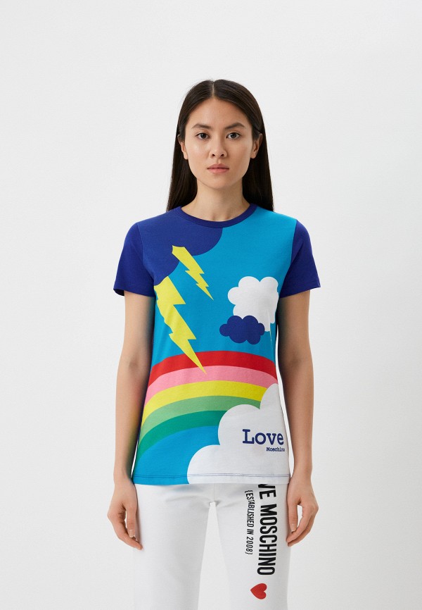

Футболка Love Moschino, Синий