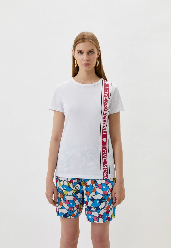 

Футболка Love Moschino, Белый, Love Moschino RTLABB892201