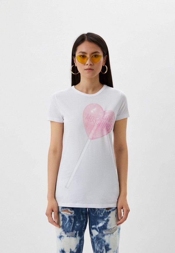 

Футболка Love Moschino, Белый