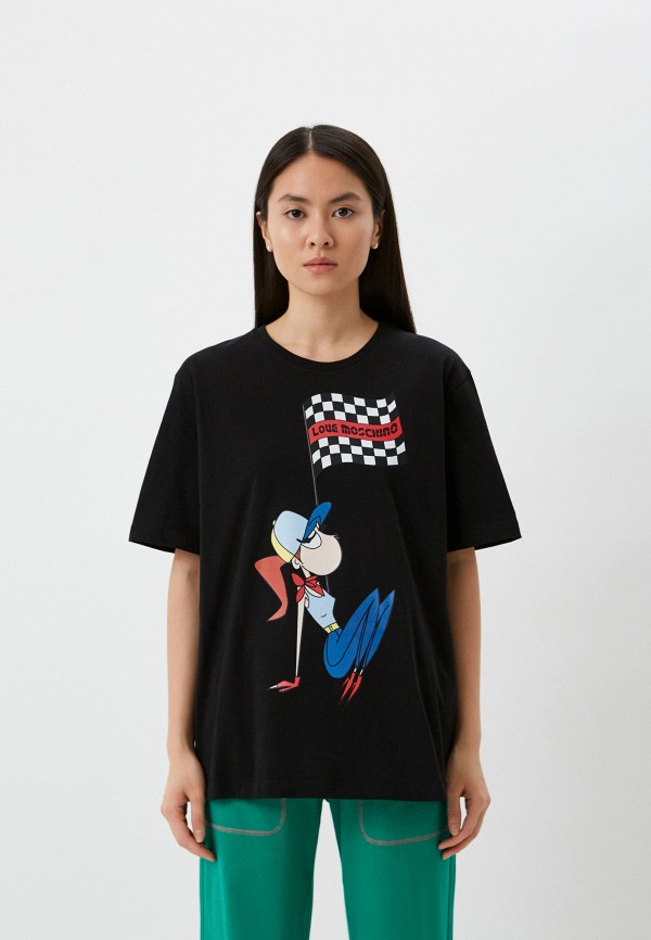 

Футболка Love Moschino, Черный