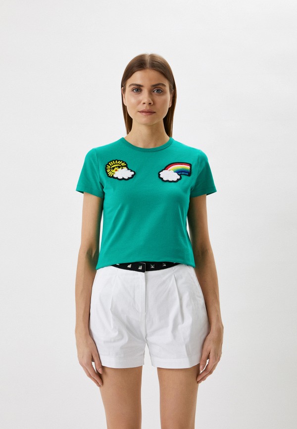 

Футболка Love Moschino, Бирюзовый