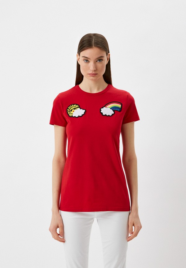 

Футболка Love Moschino, Красный