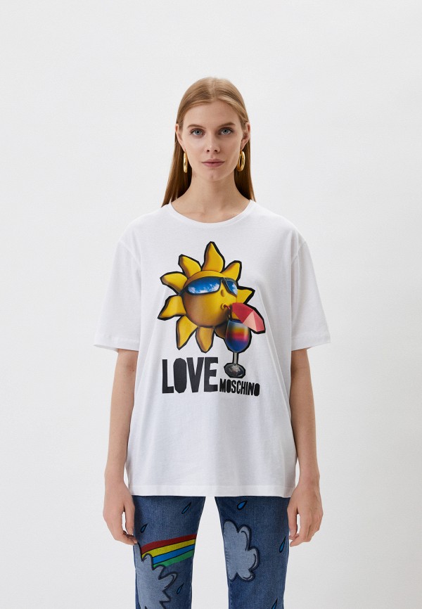 

Футболка Love Moschino, Белый