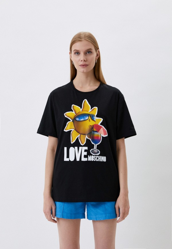 

Футболка Love Moschino, Черный